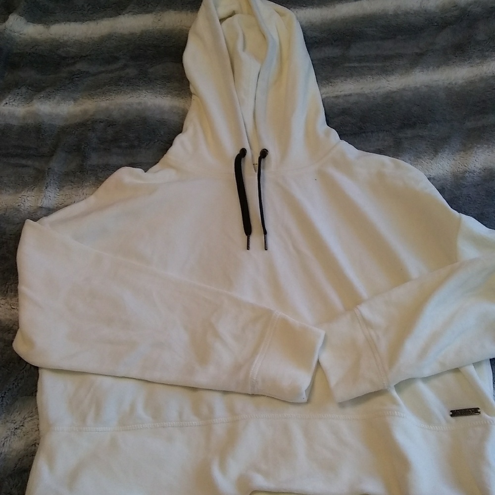 Calvin Klein fleece crop hoodie